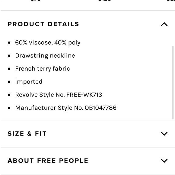 NEW • Free People • Best Catch Tie Dye Sweatshirt - Picture 5 of 7